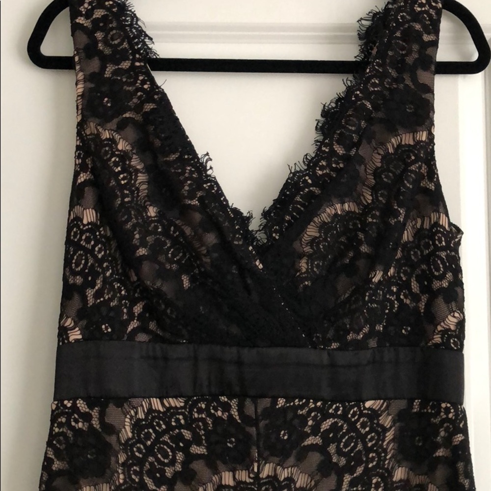 Betsy & Adam Lace Mermaid Gown - Picture 3 of 4